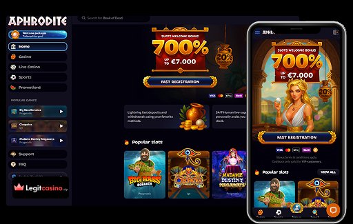 Guide de aphrodite casino mobile